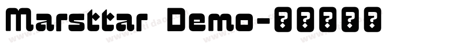 Marsttar  Demo字体转换